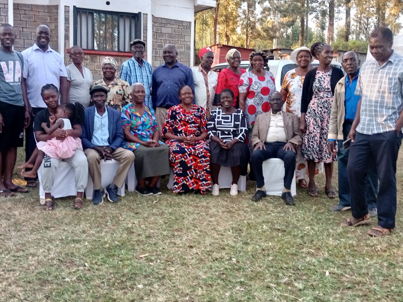 Community members gathered together